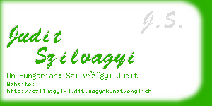 judit szilvagyi business card